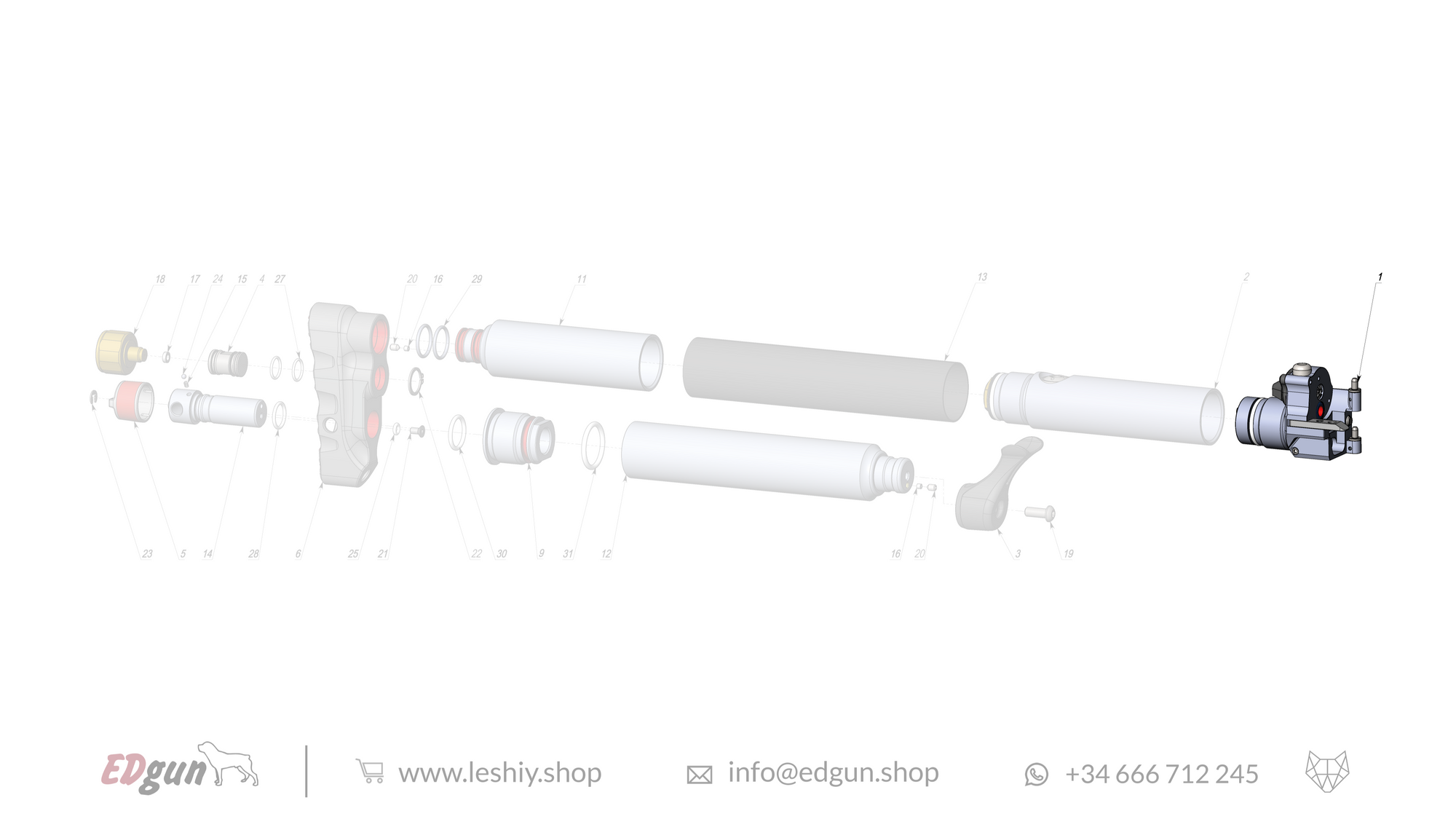 Leshiy 2 Butt LSA242000 diagram