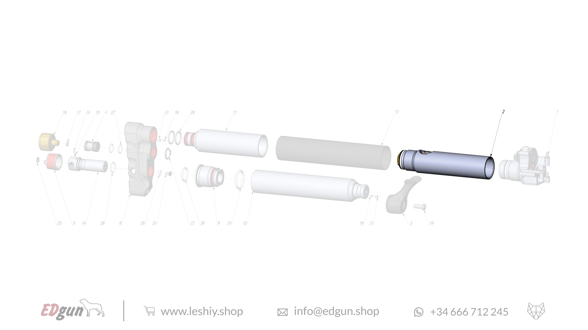 Leshiy 2 Butt LSA242000 diagram