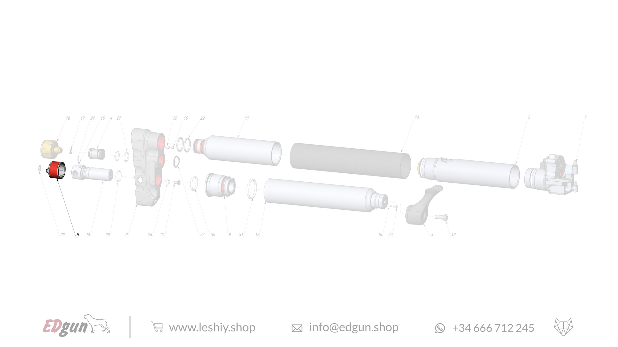 Leshiy 2 Butt LSA242000 diagram