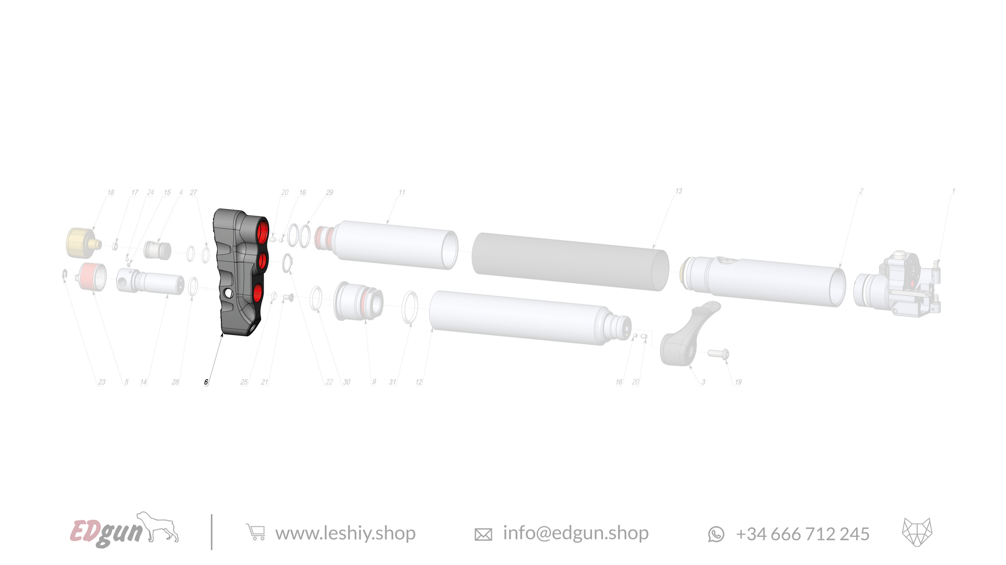 Leshiy 2 Butt LSA242000 diagram