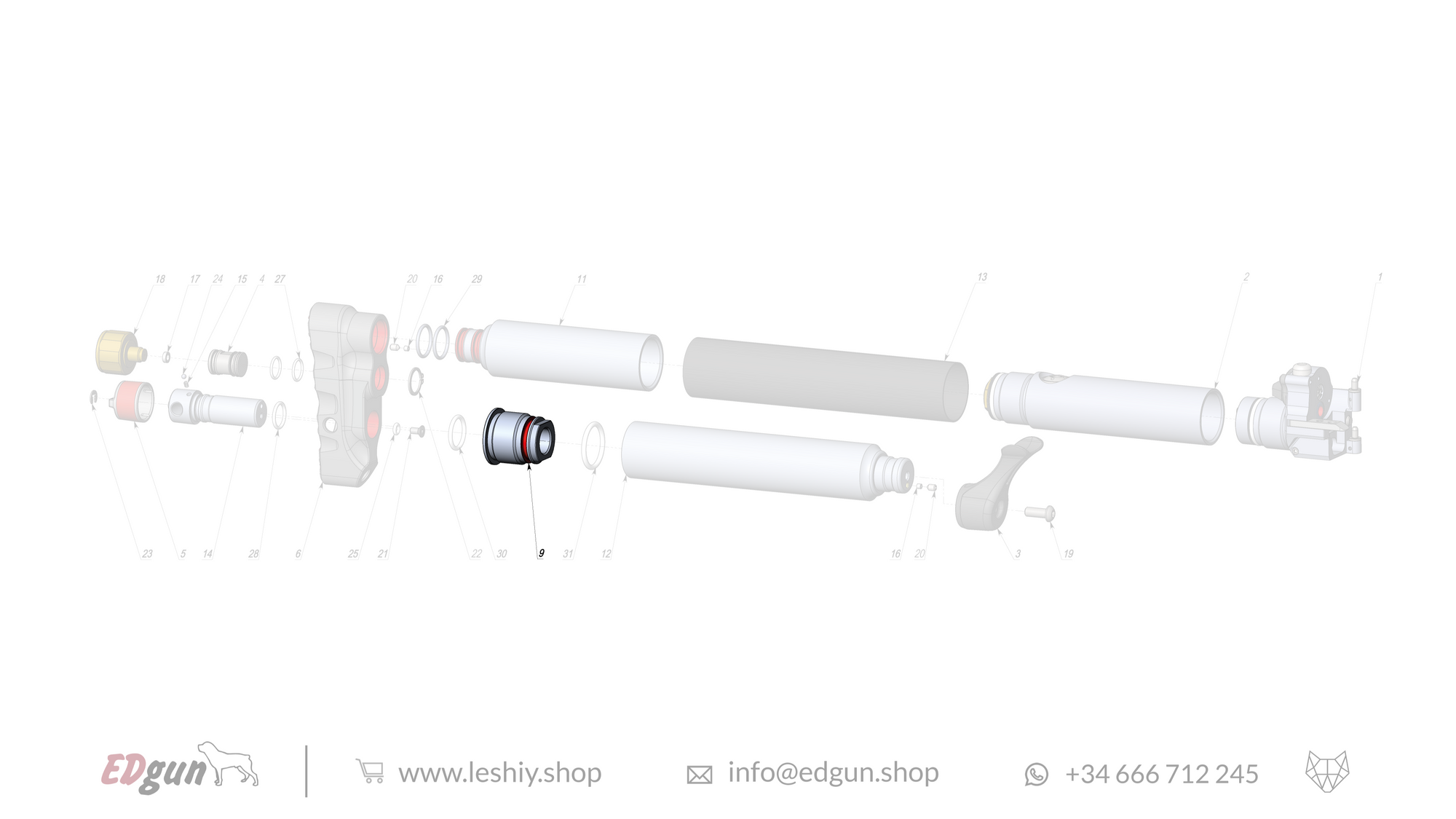 Leshiy 2 Butt LSA242000 diagram