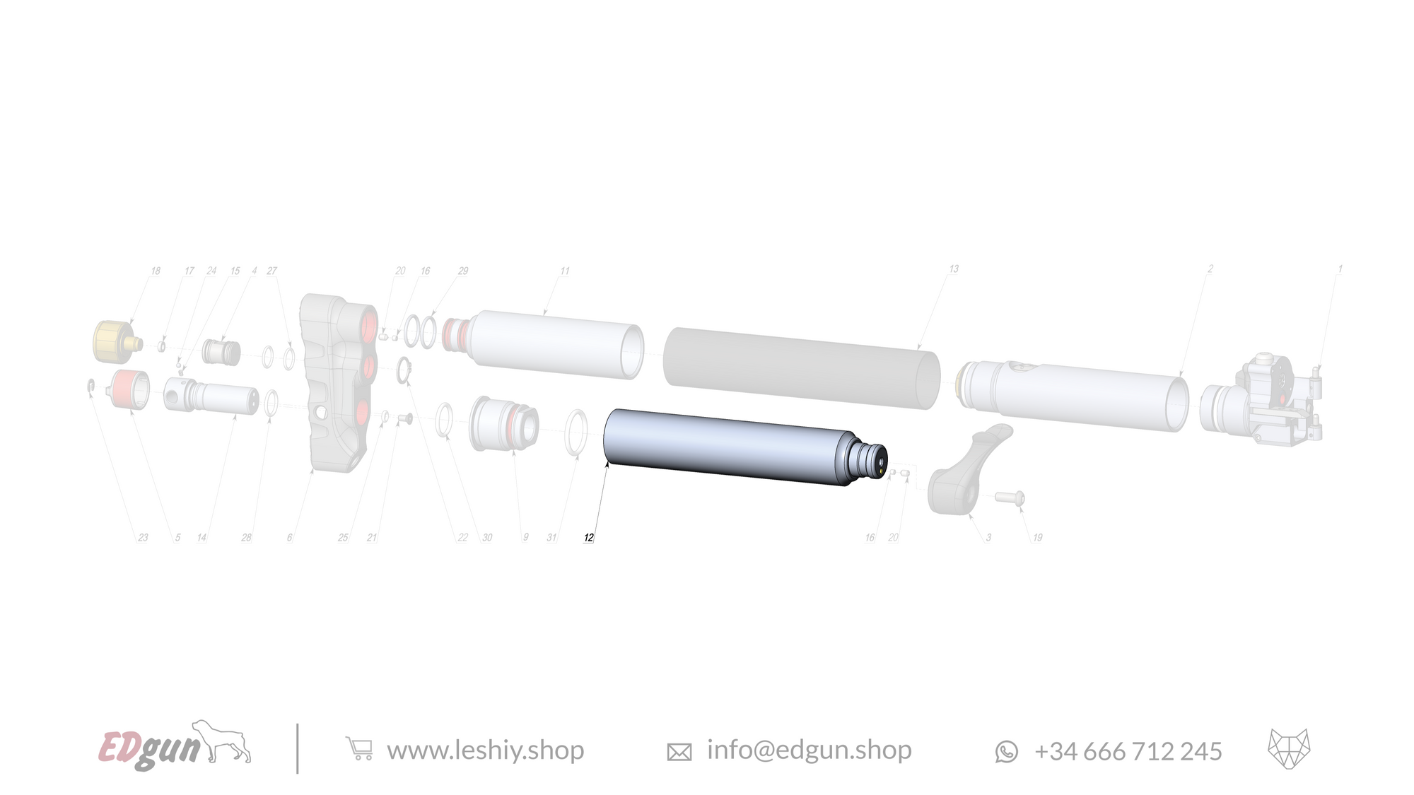 Leshiy 2 Butt LSA242000 diagram