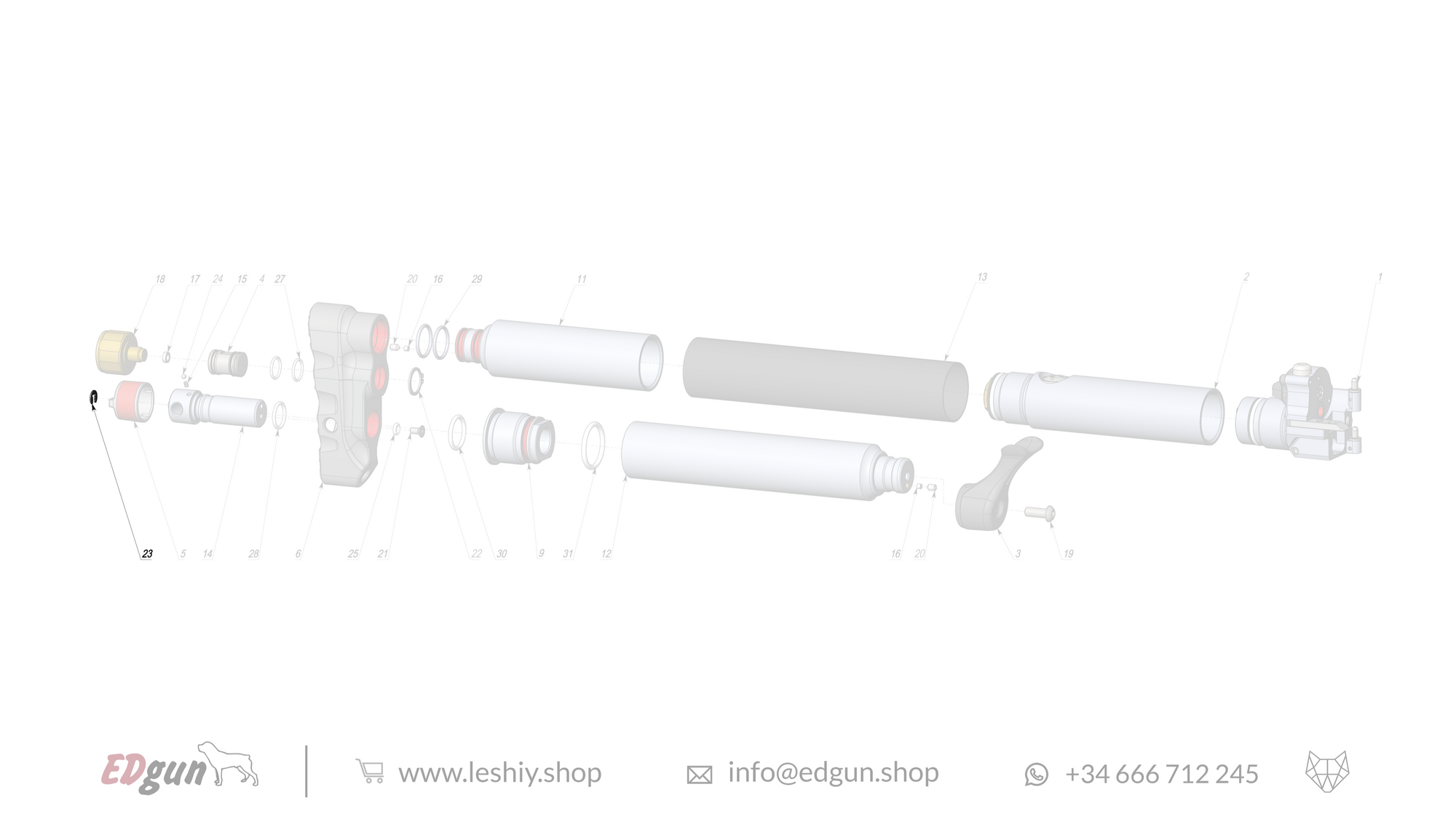 Leshiy 2 Butt LSA242000 diagram