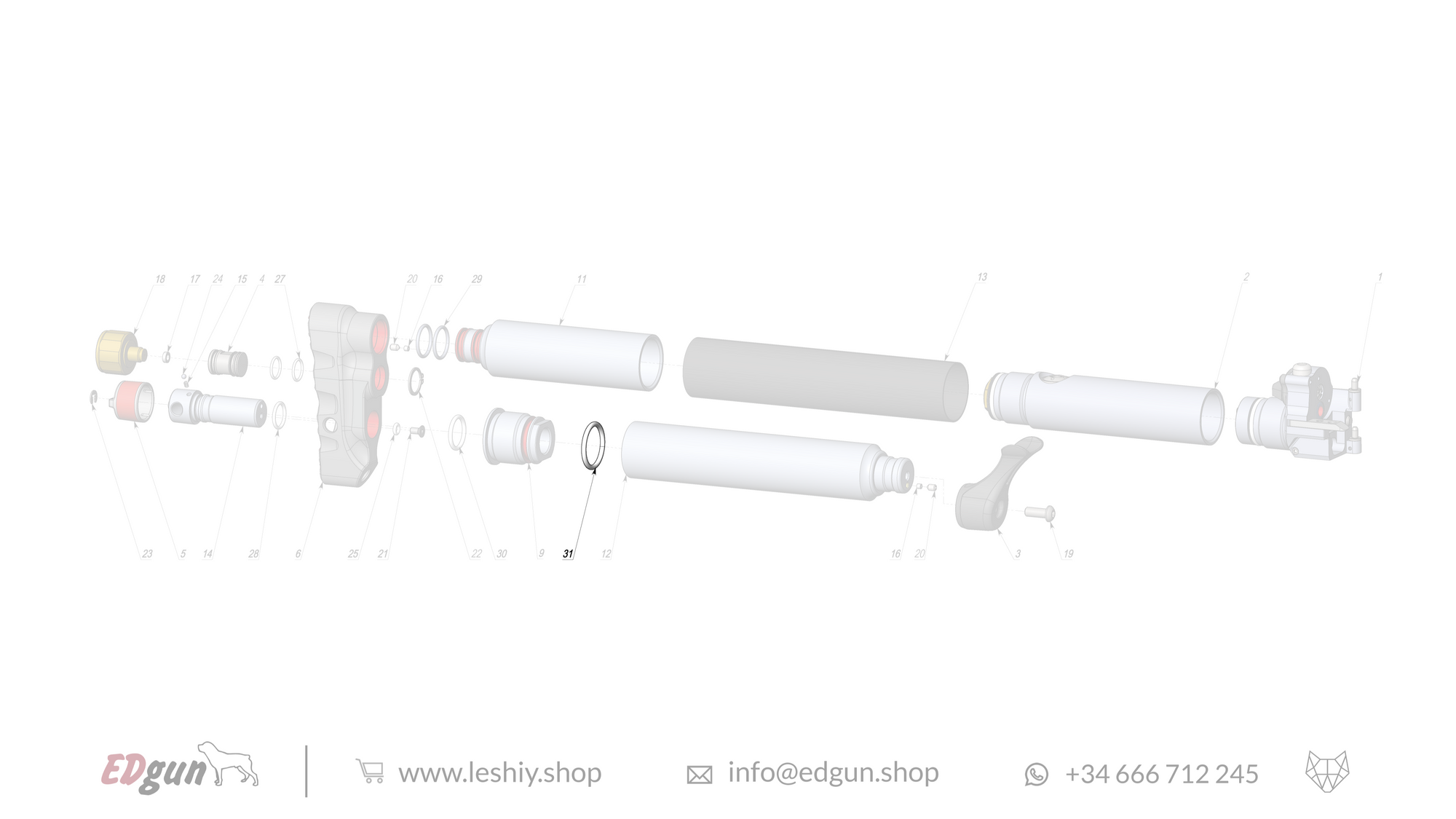 Leshiy 2 Butt LSA242000 diagram