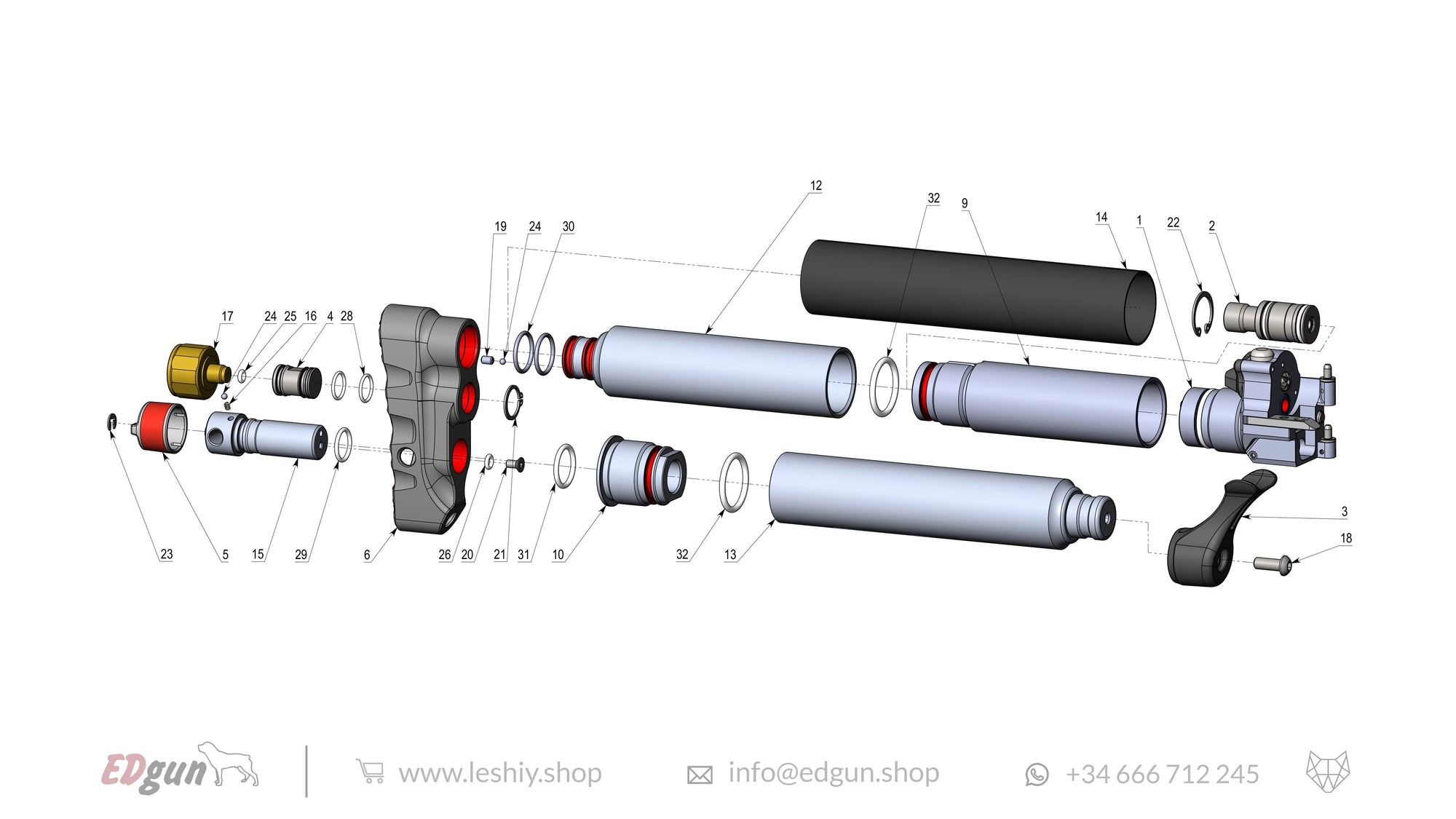 Leshiy 2 Reservoir/Butt diagram