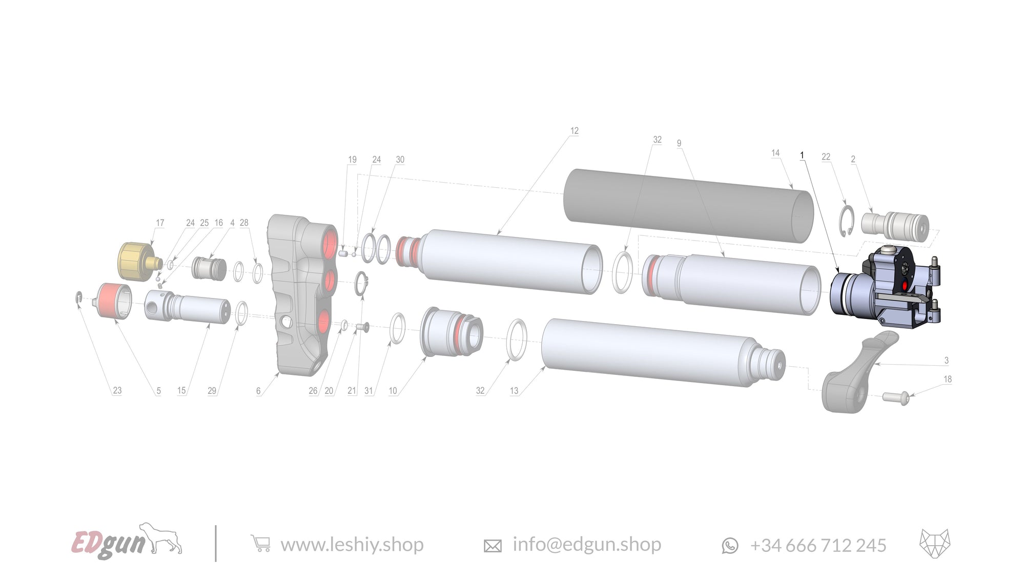 Leshiy 2 Reservoir/Butt diagram