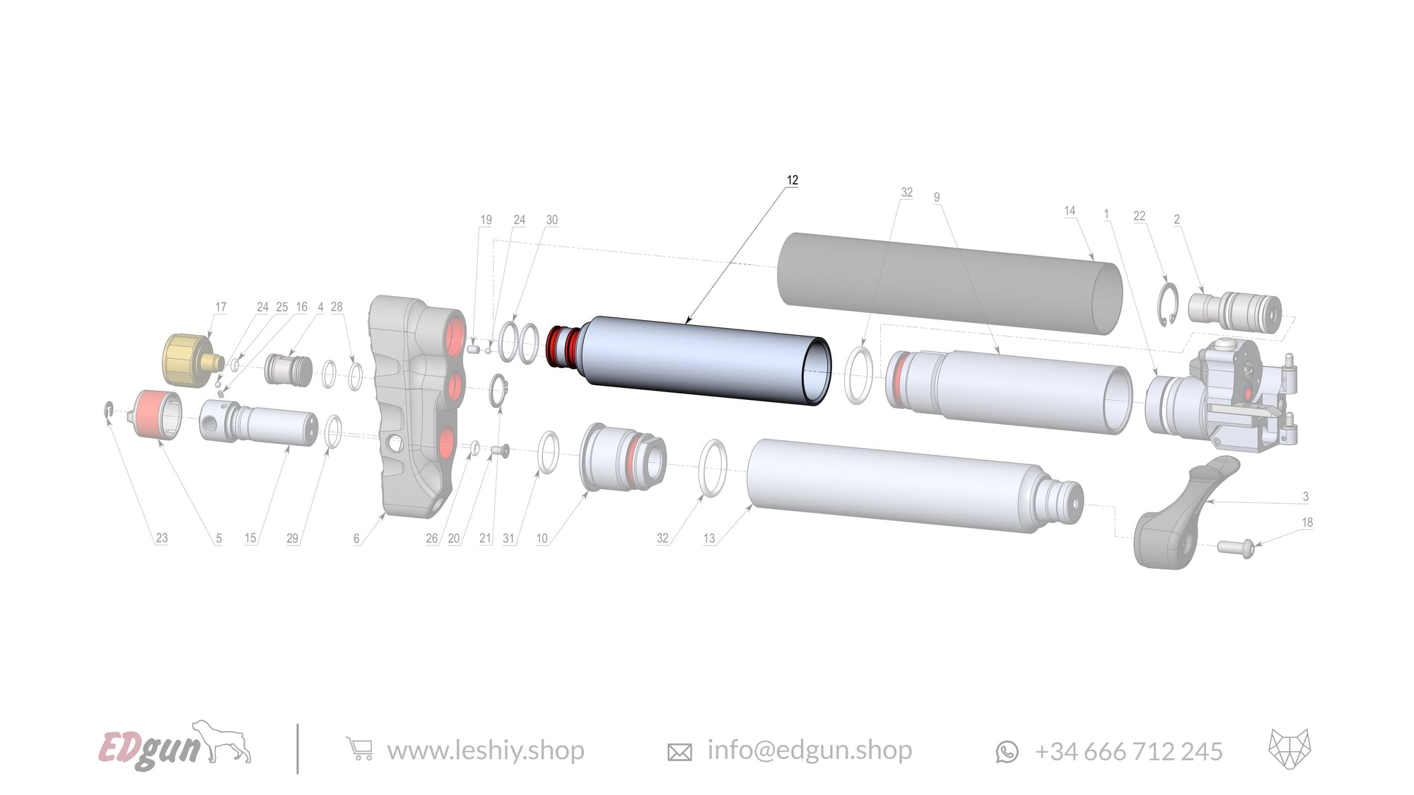 Leshiy 2 Reservoir/Butt diagram