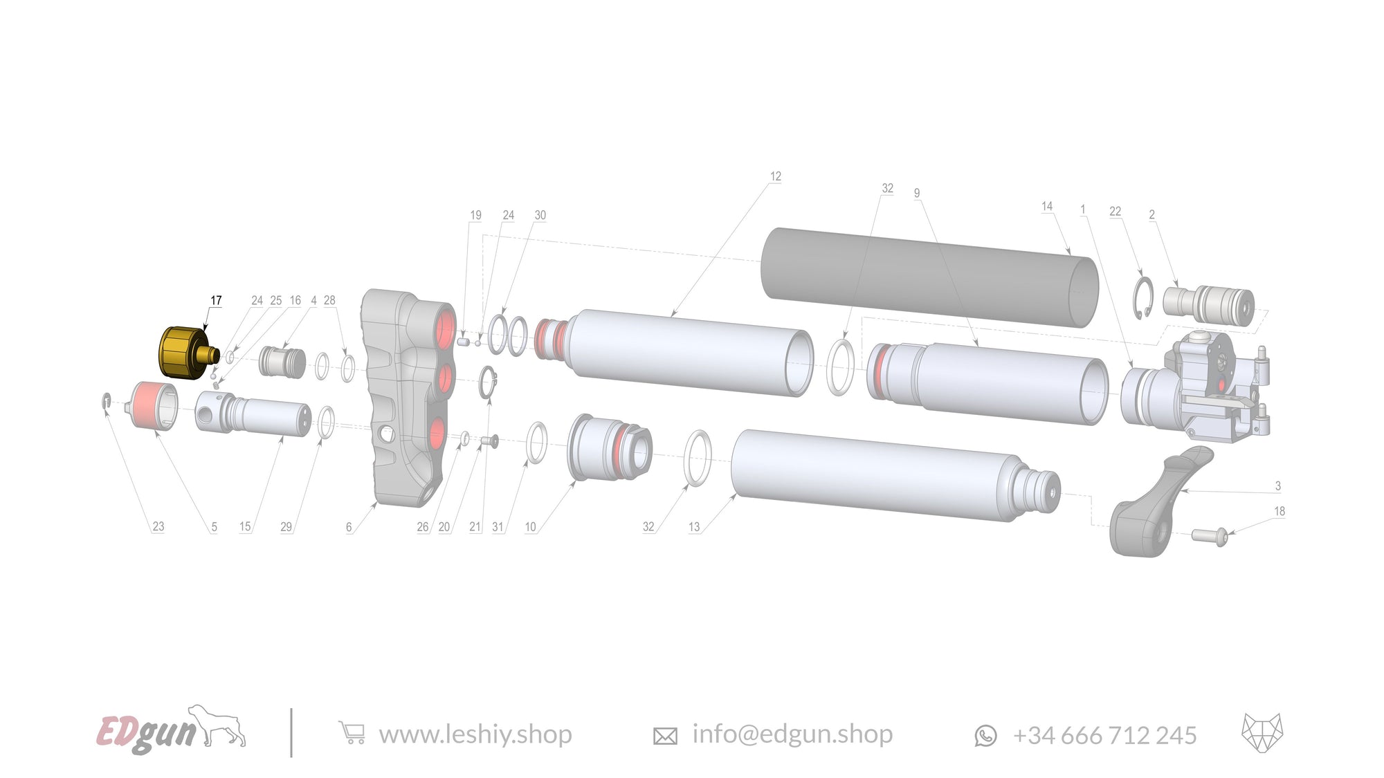 Leshiy 2 Reservoir/Butt diagram