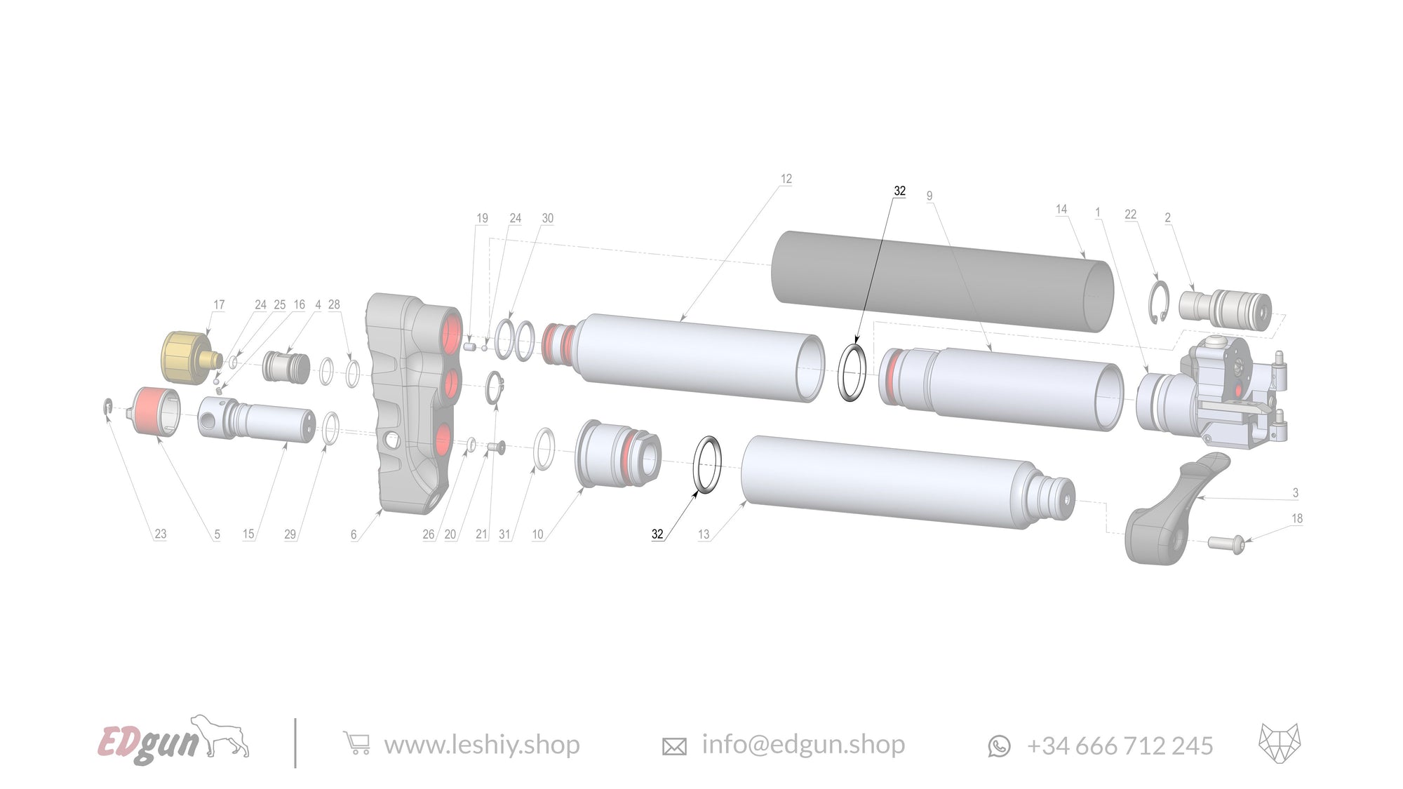 Leshiy 2 Reservoir/Butt diagram