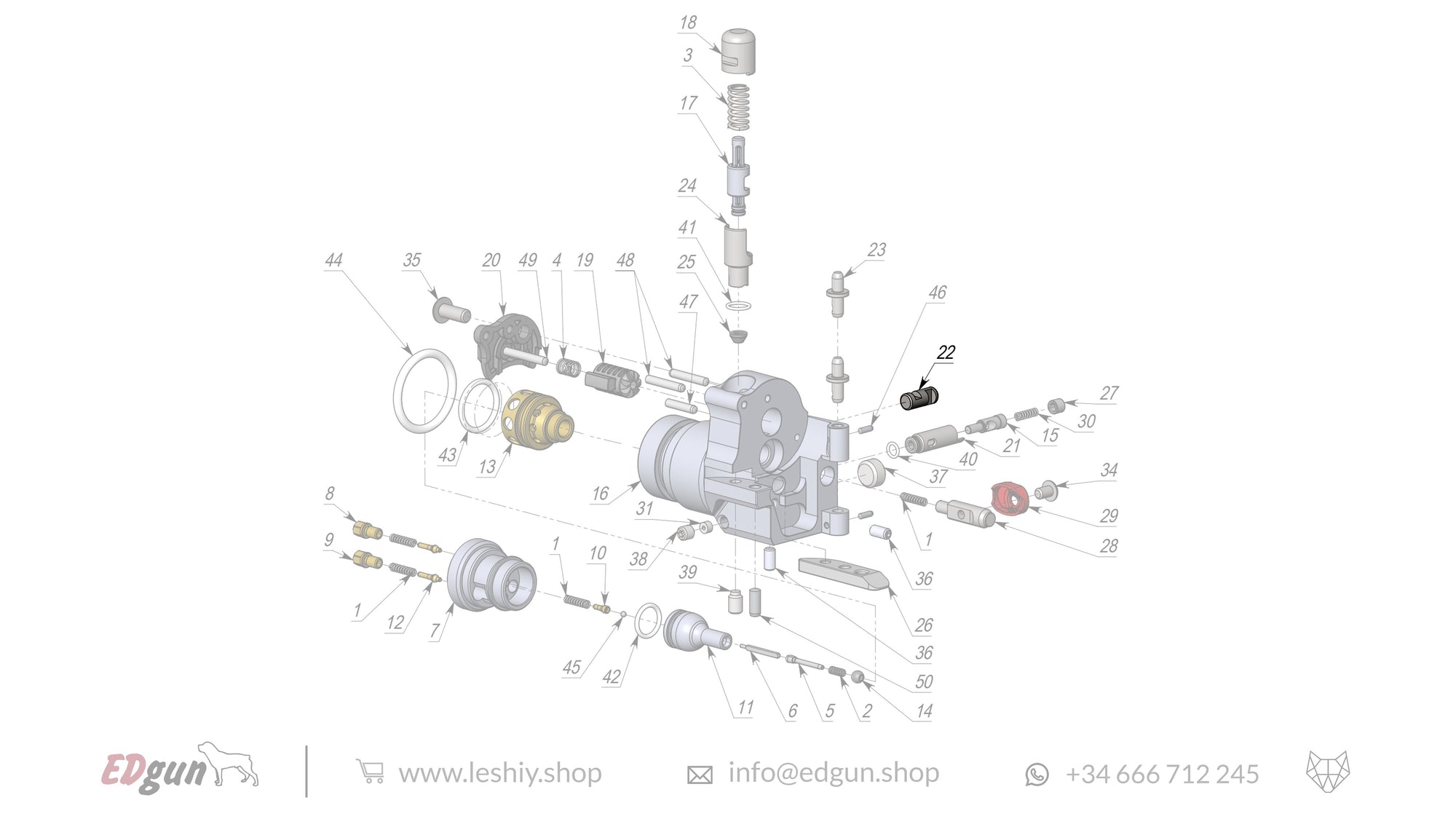 Pin lock in diagram