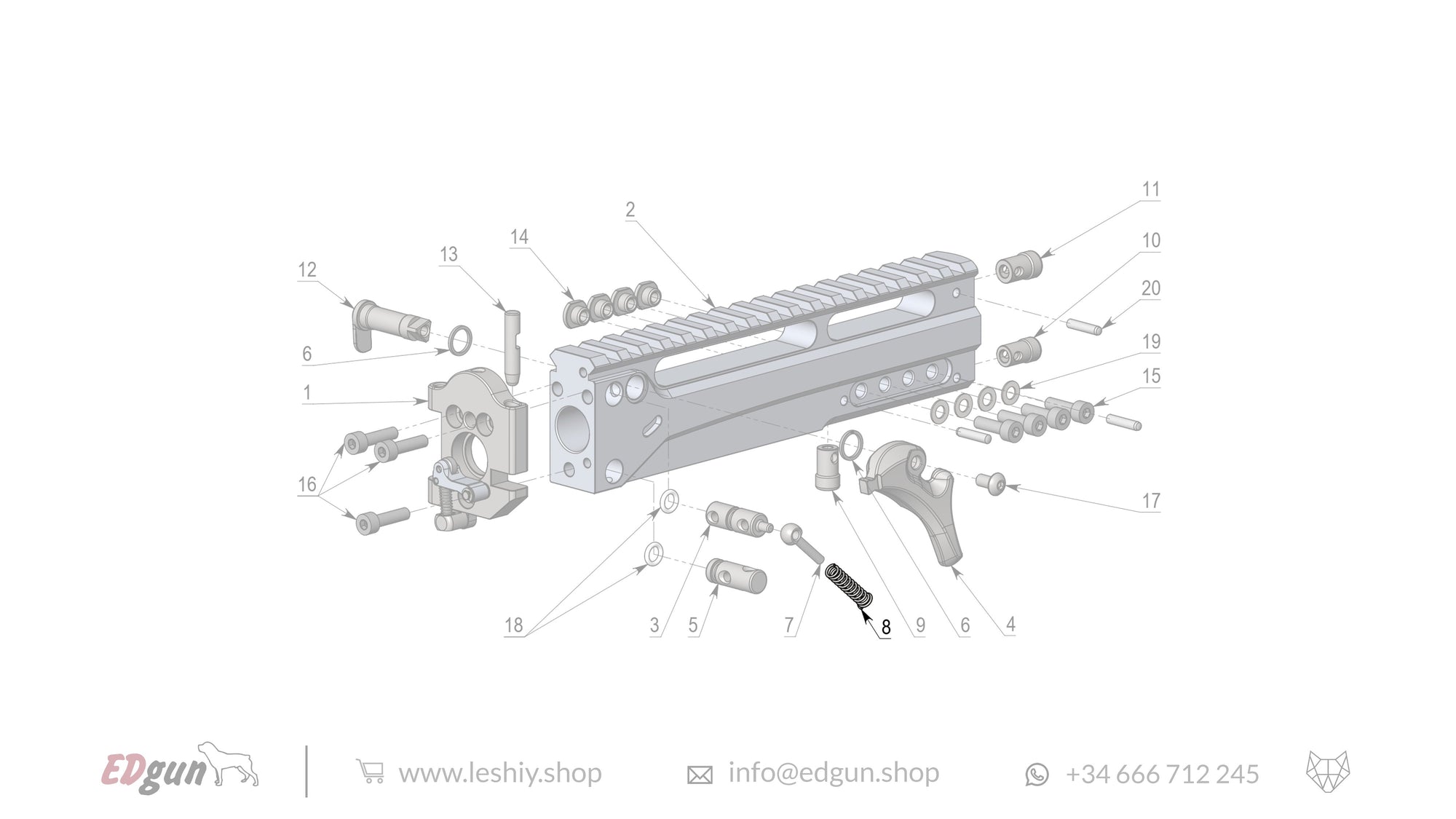 Diagram of spring receiver