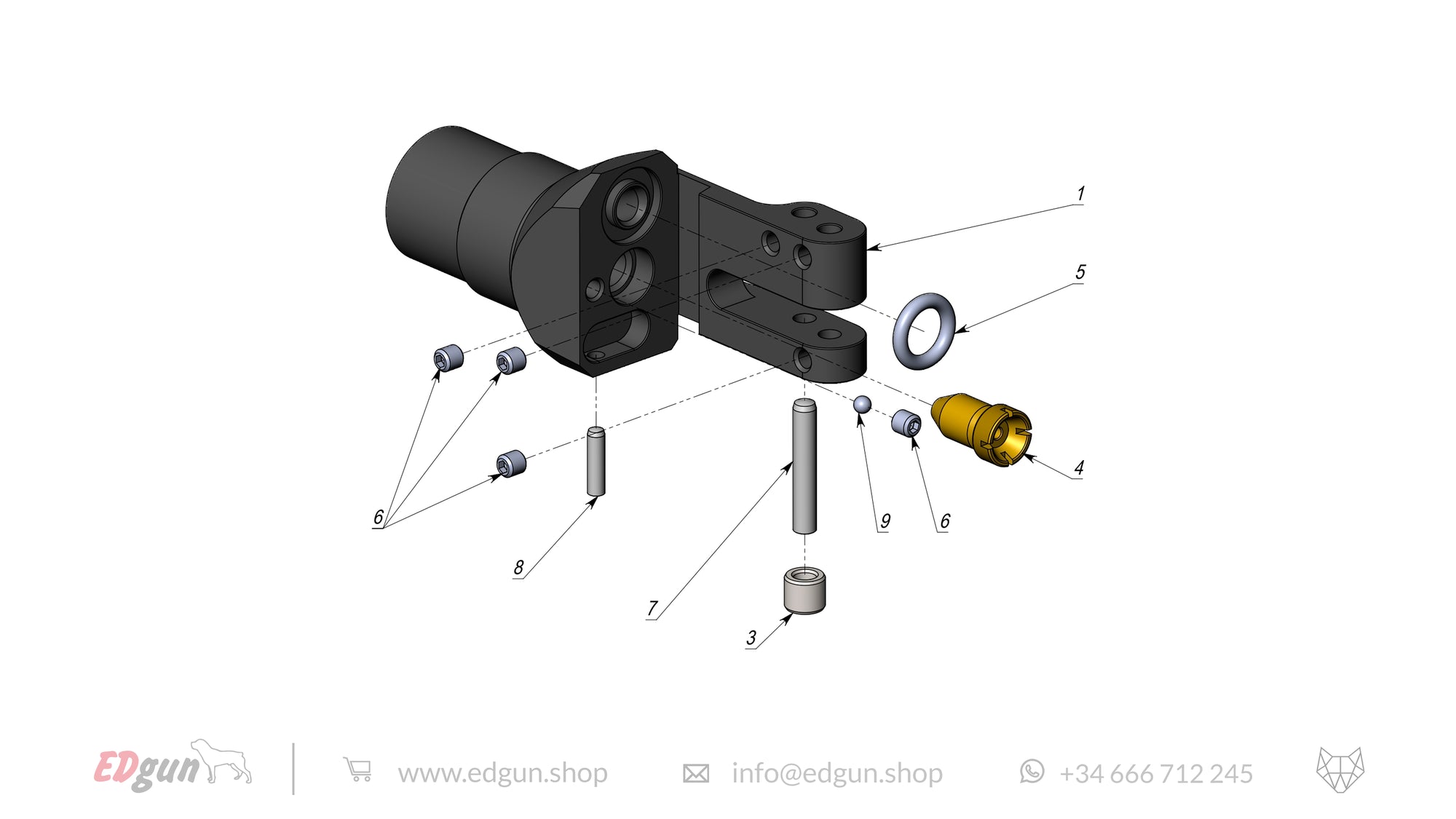 Forward plug KL000005 for Leshiy Classic