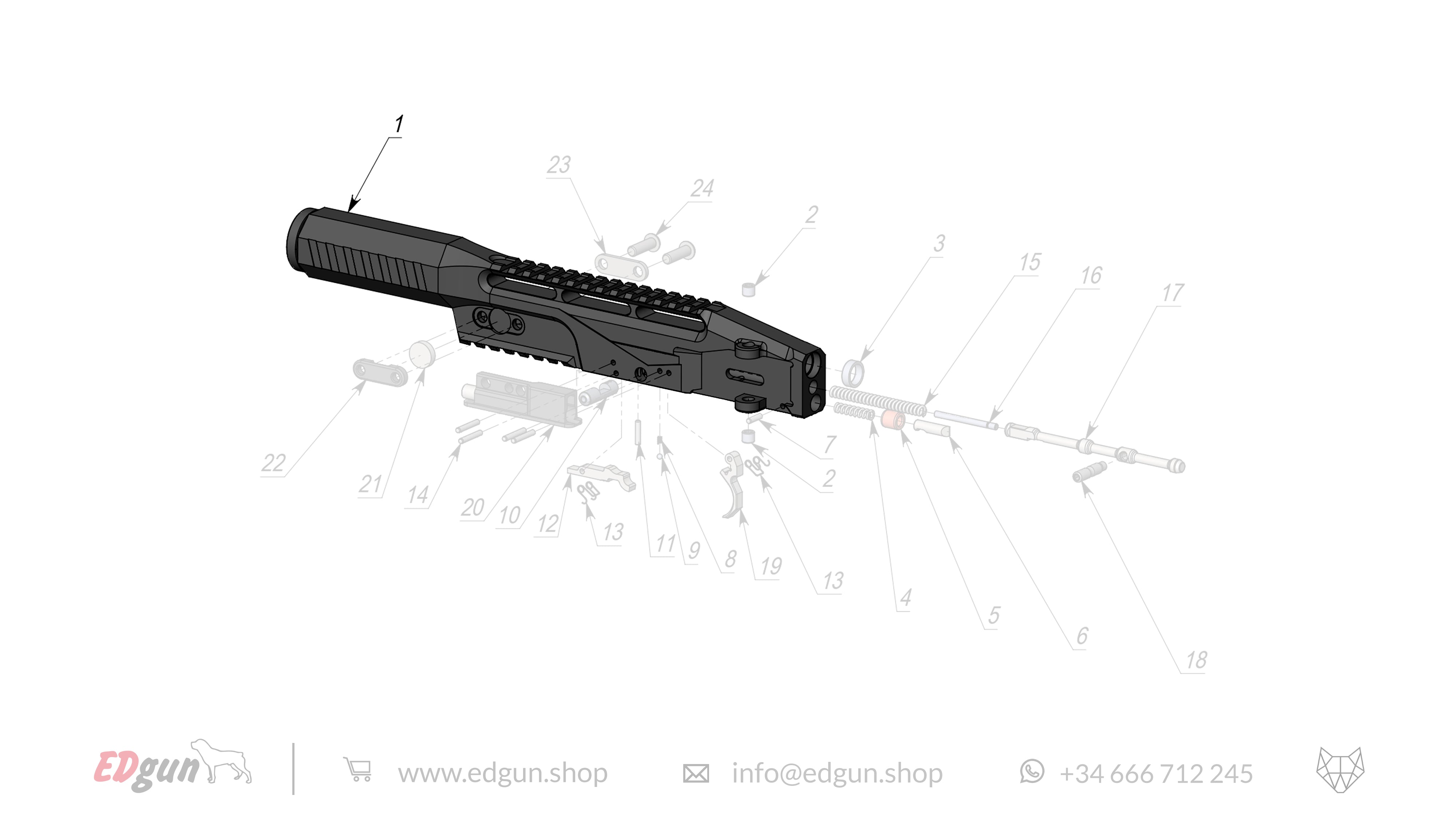 Leshiy Classic Spare Parts: Receiver diagram