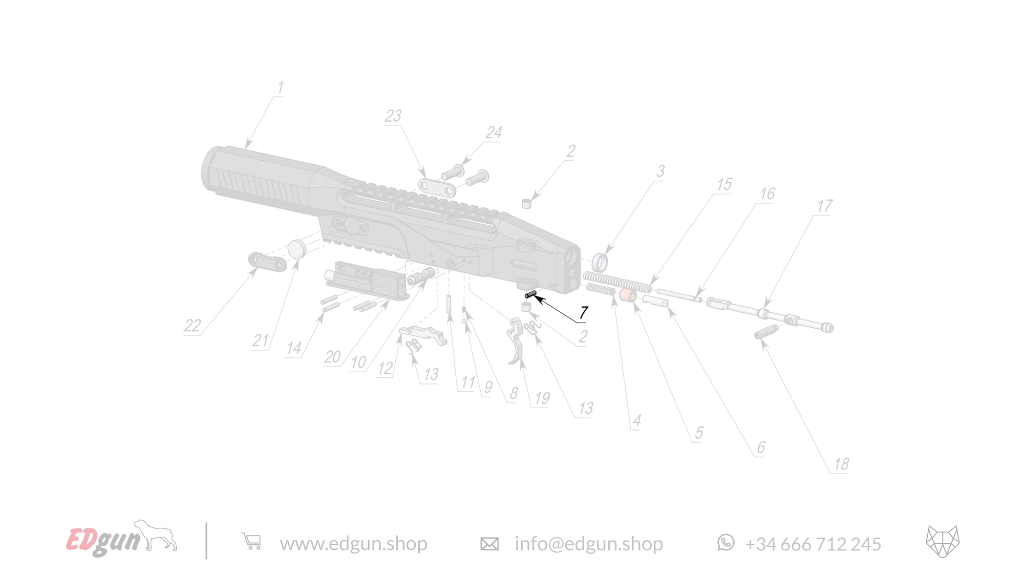 Leshiy Classic Spare Parts: Receiver diagram