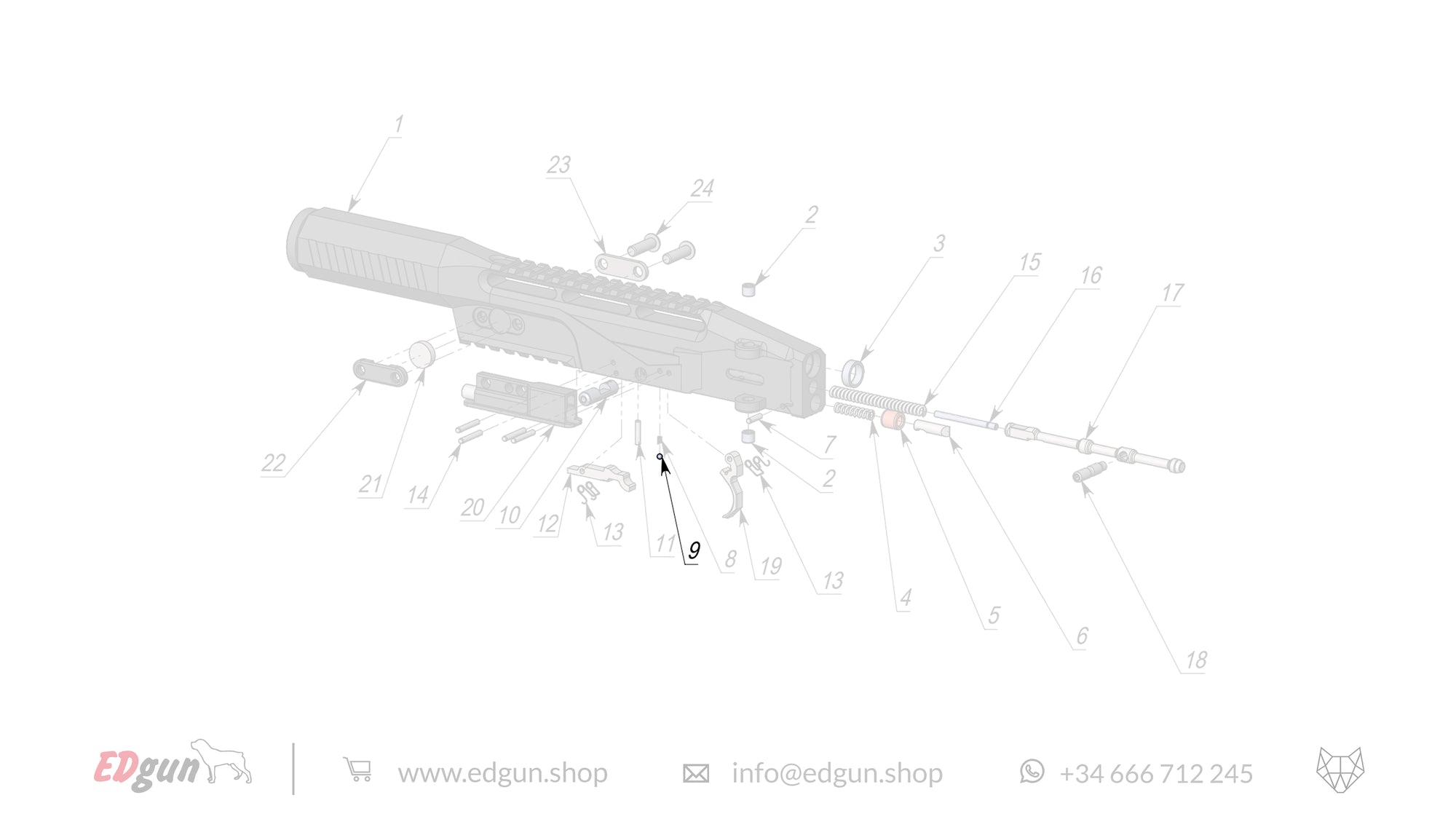 Leshiy Classic Spare Parts: Receiver diagram