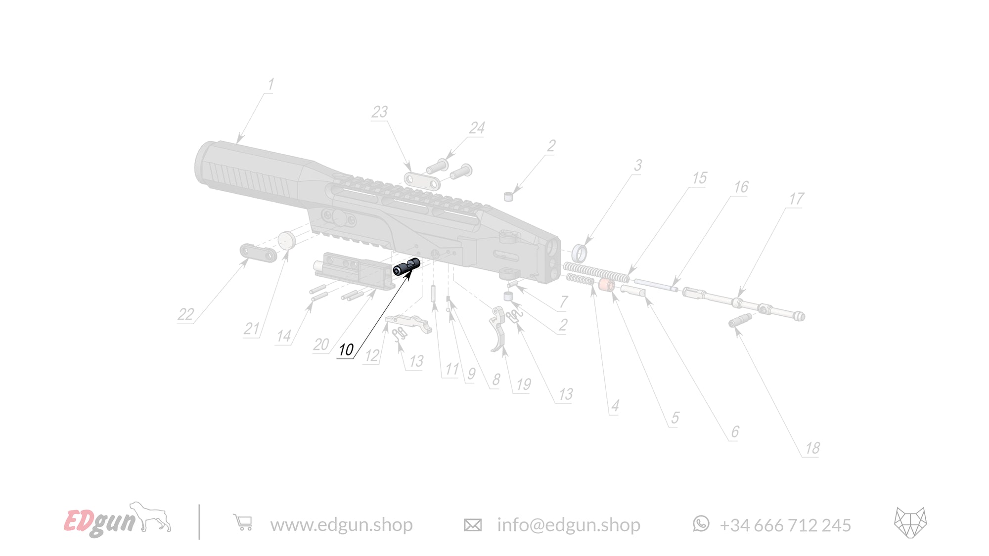 Leshiy Classic Spare Parts: Receiver diagram