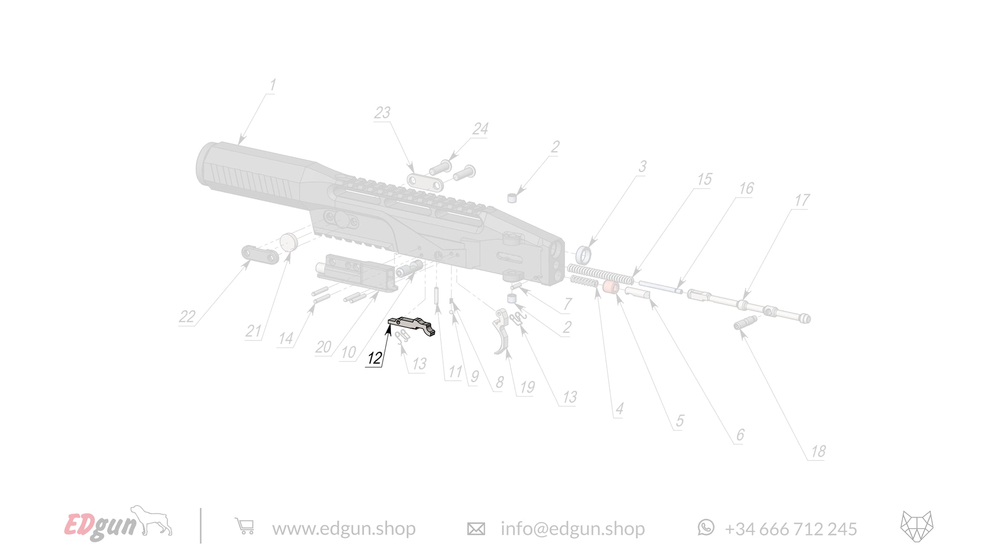 Leshiy Classic Spare Parts: Receiver diagram