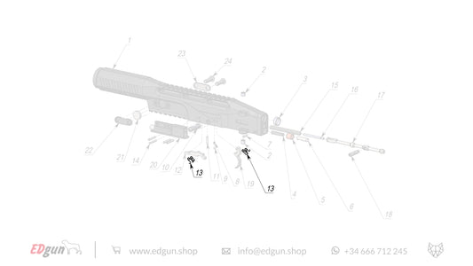 Leshiy Classic Spare Parts: Receiver diagram