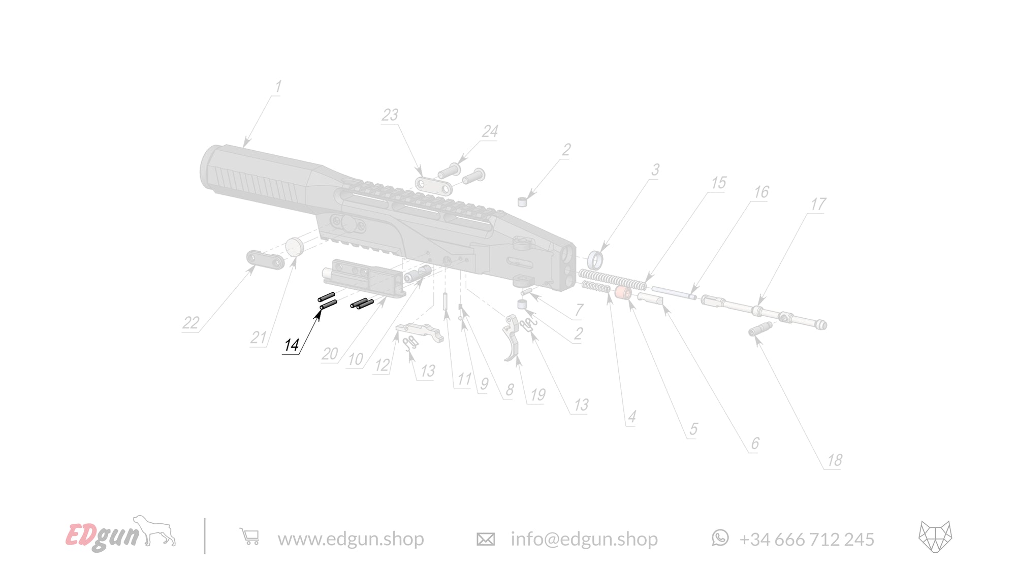 Leshiy Classic Spare Parts: Receiver diagram