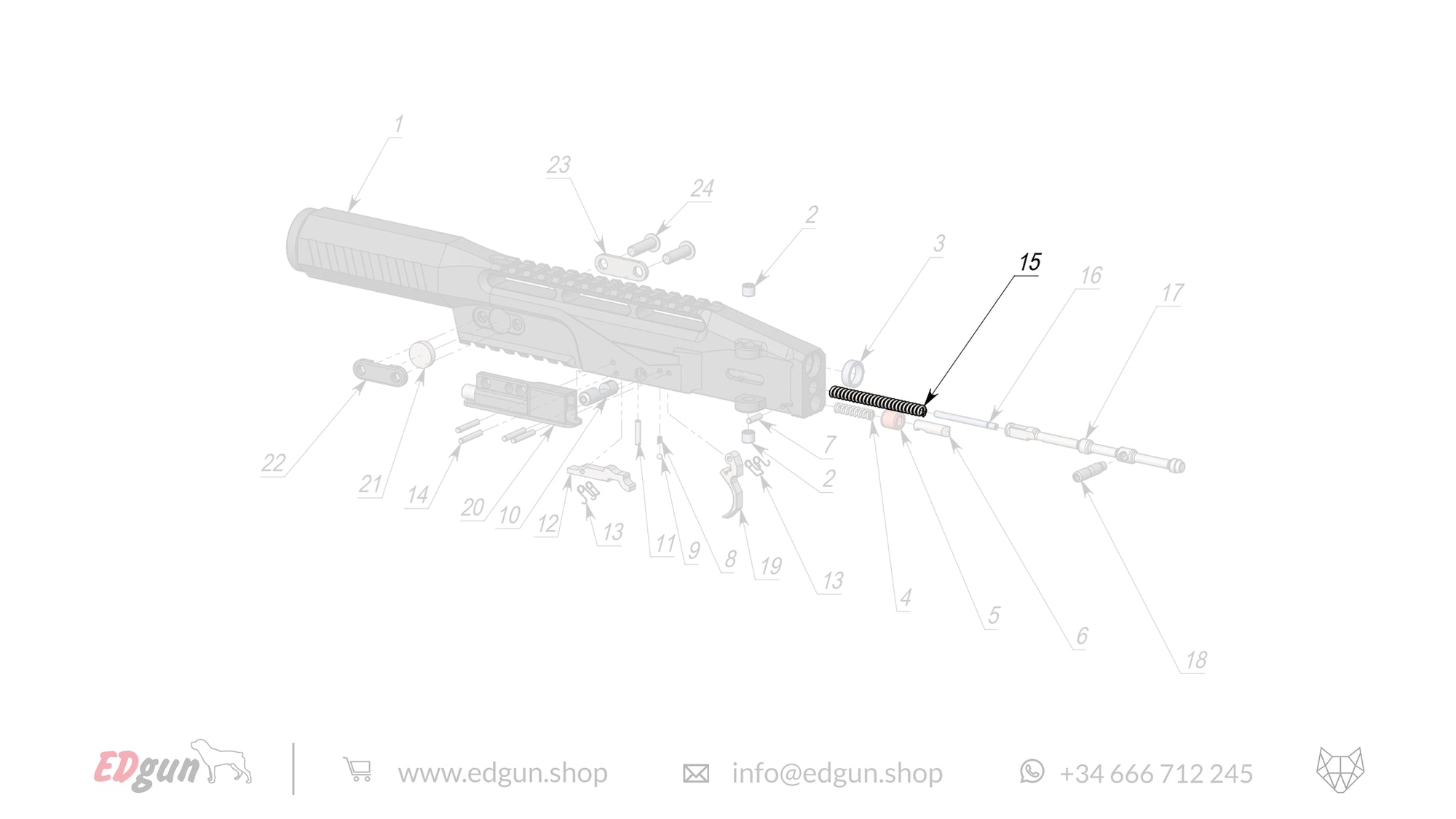 Leshiy Classic Spare Parts: Receiver diagram