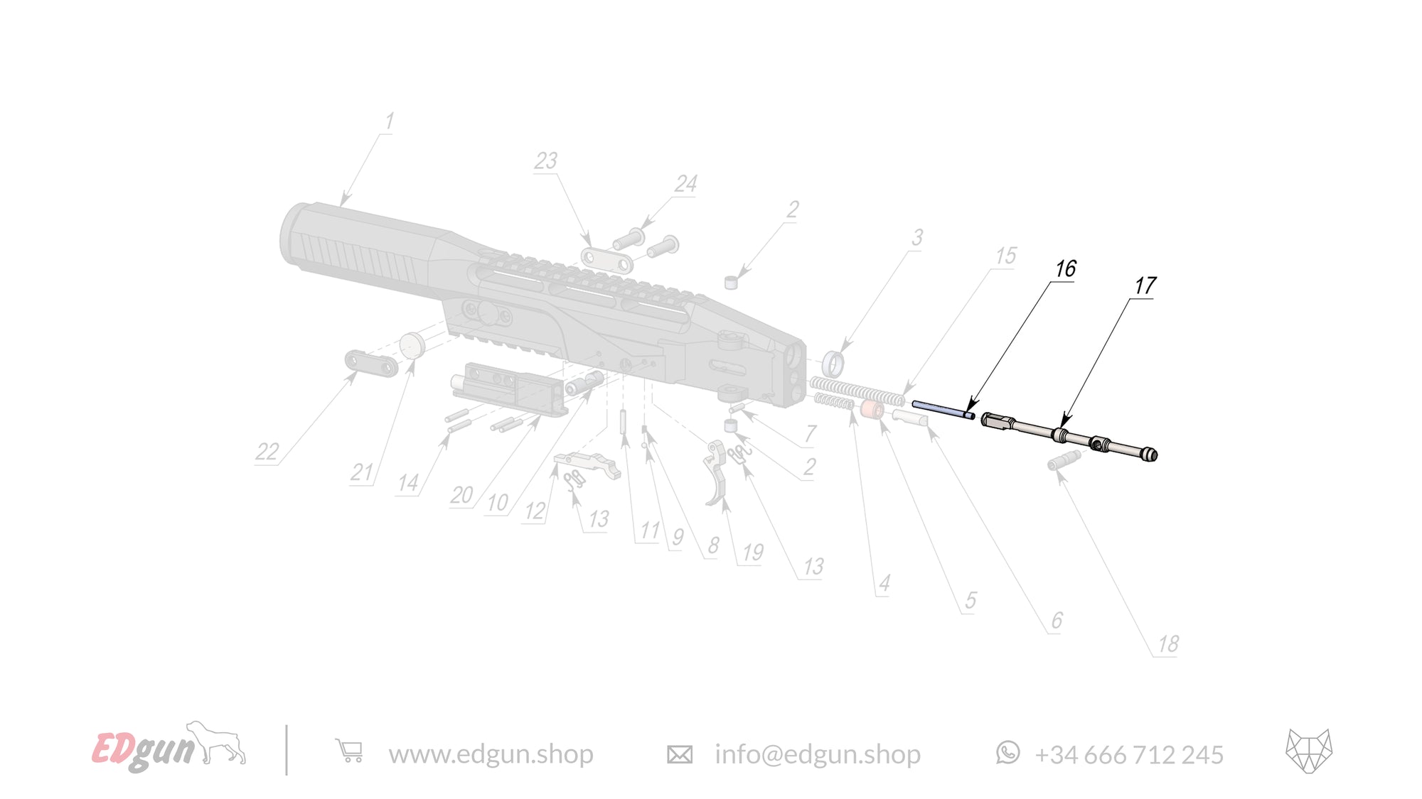 Leshiy Classic Spare Parts: Receiver diagram