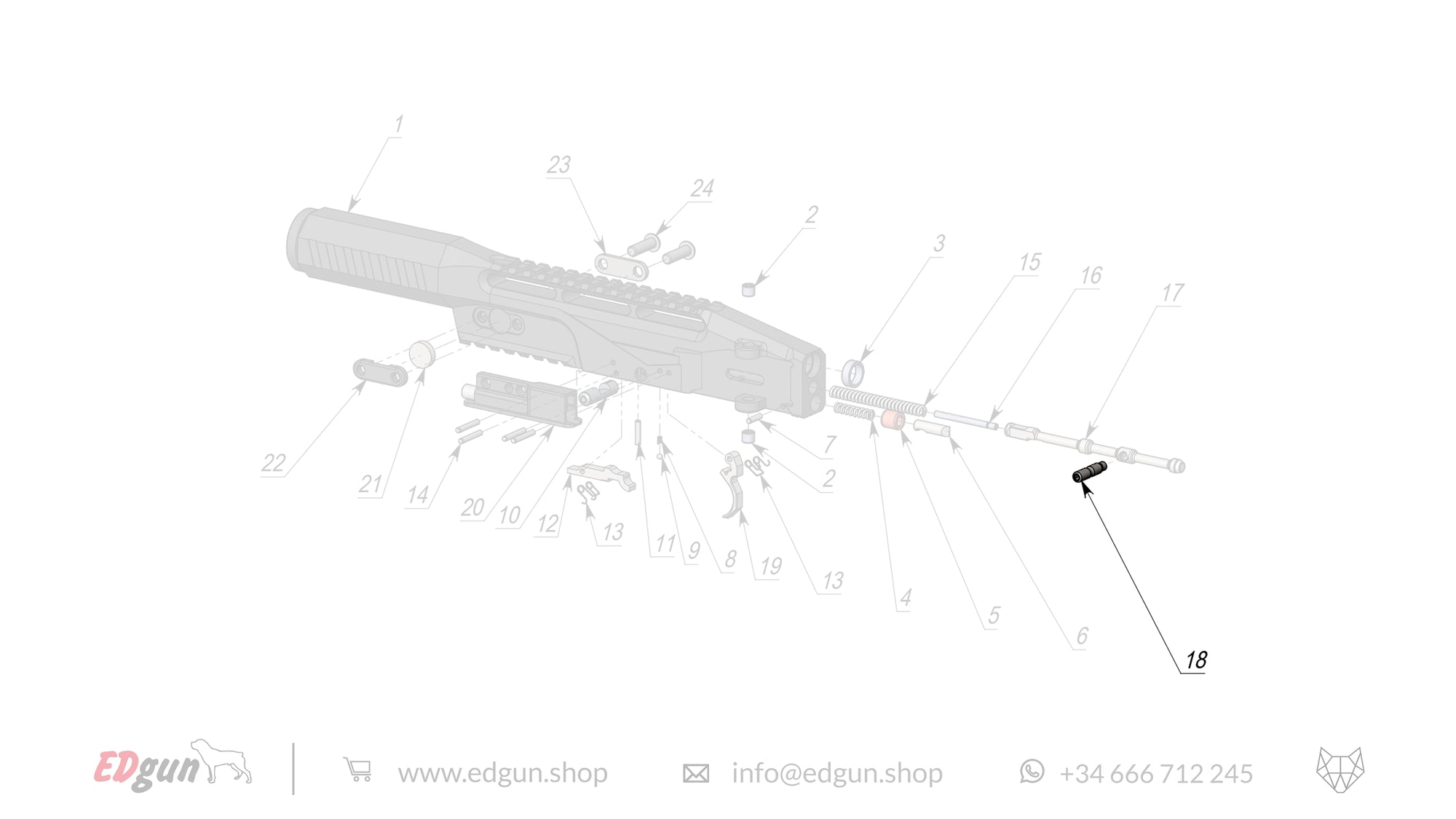 Leshiy Classic Spare Parts: Receiver diagram