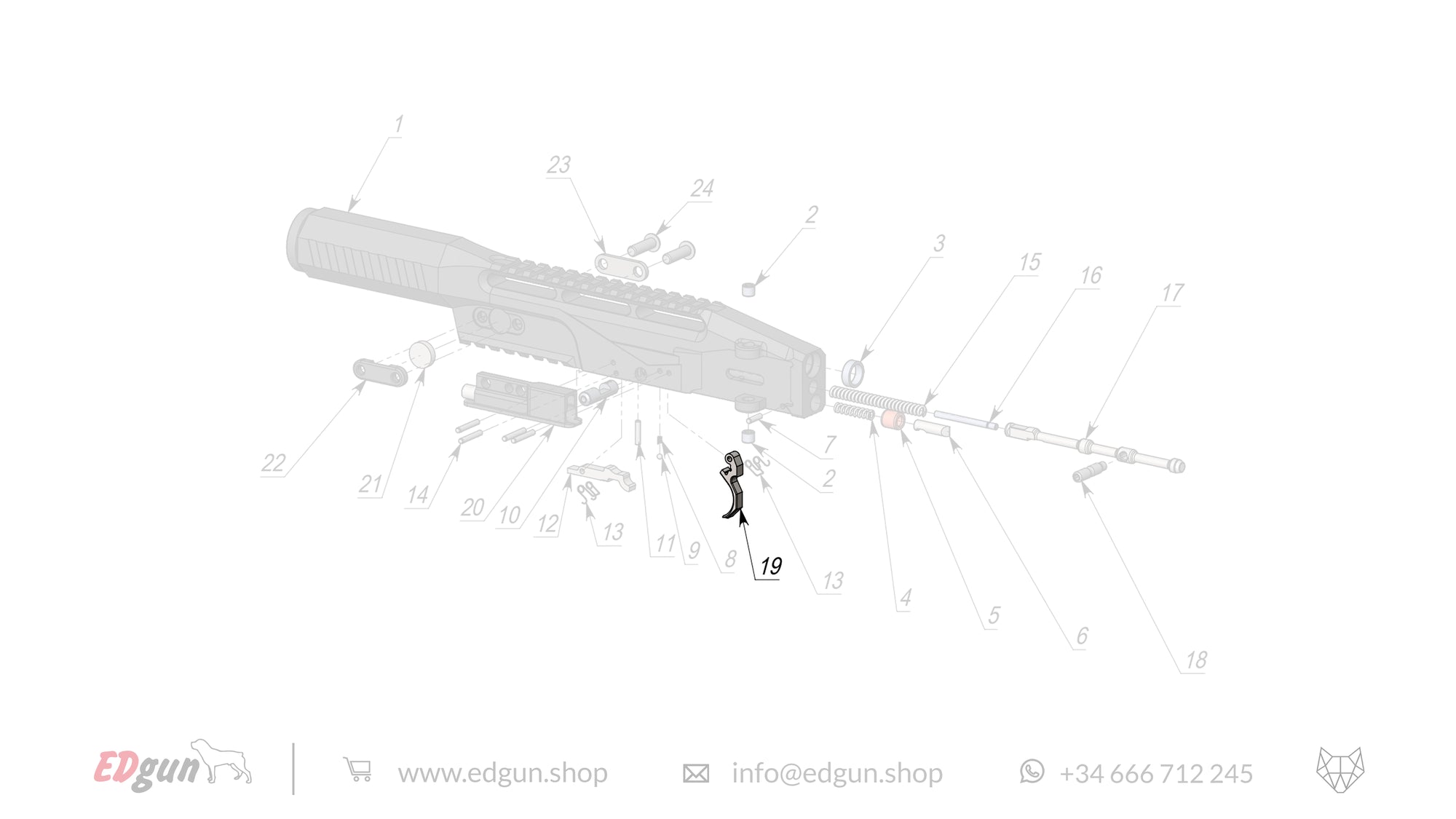 Leshiy Classic Spare Parts: Receiver diagram