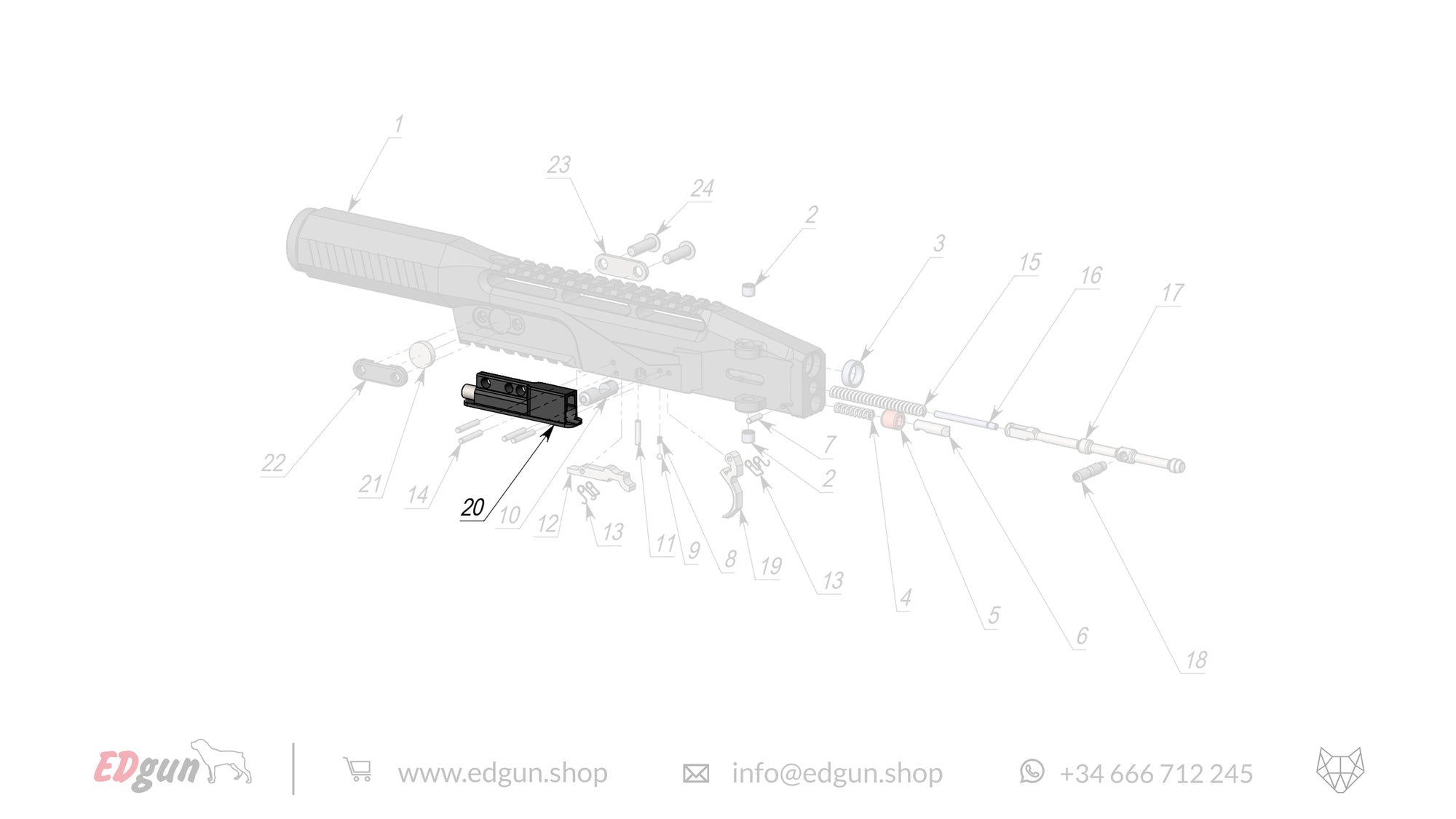 Leshiy Classic Spare Parts: Receiver diagram