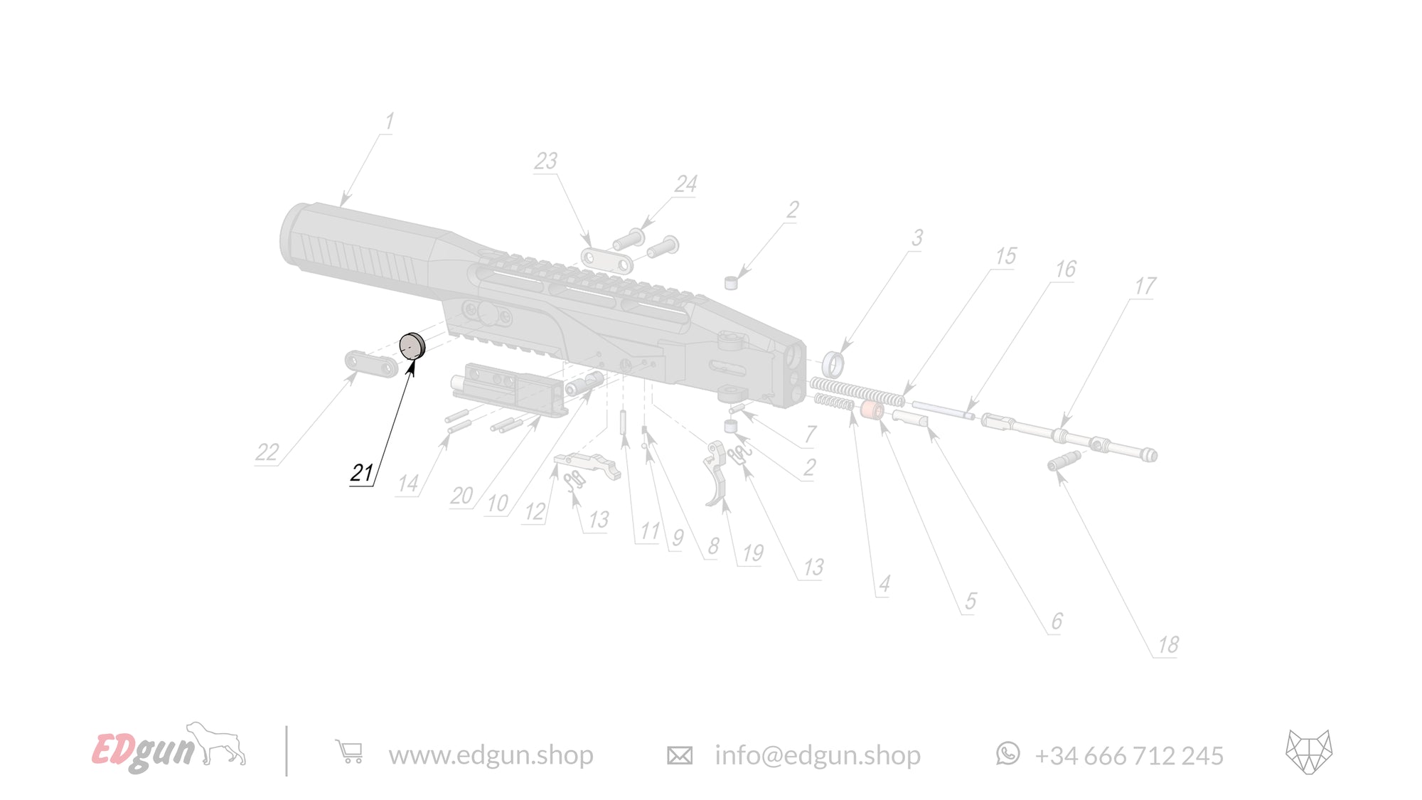 Leshiy Classic Spare Parts: Receiver diagram