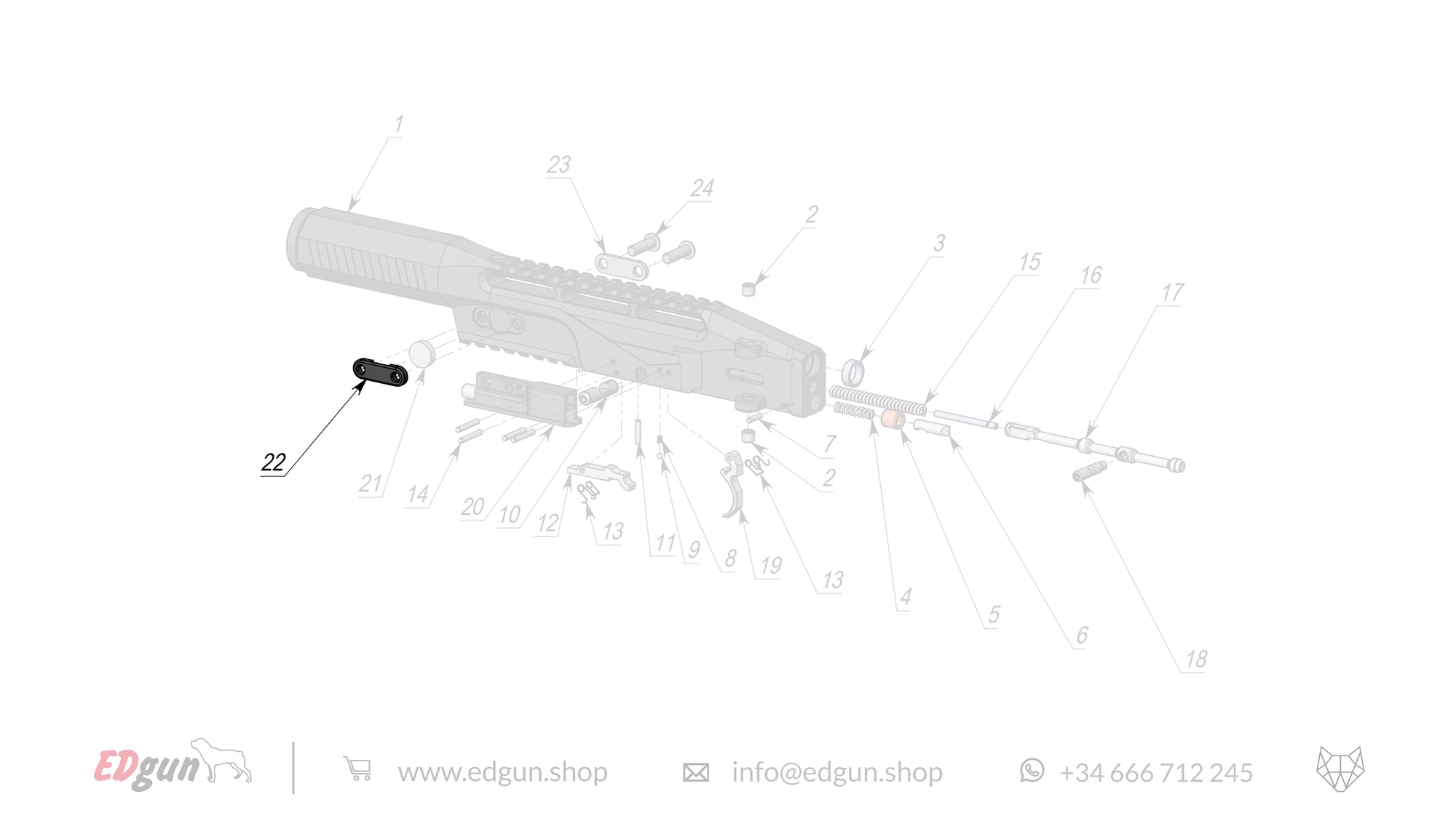 Leshiy Classic Spare Parts: Receiver diagram