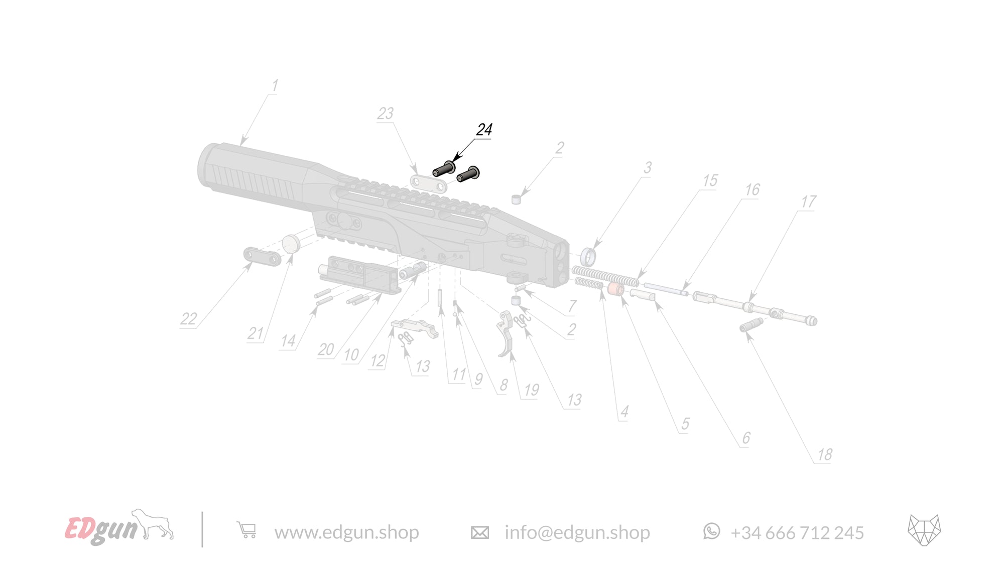 Leshiy Classic Spare Parts: Receiver diagram