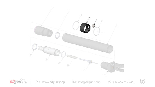 Spare parts Reservoir KL000002 for Leshiy Classic