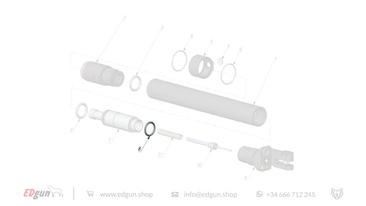 Spare parts Reservoir KL000002 for Leshiy Classic