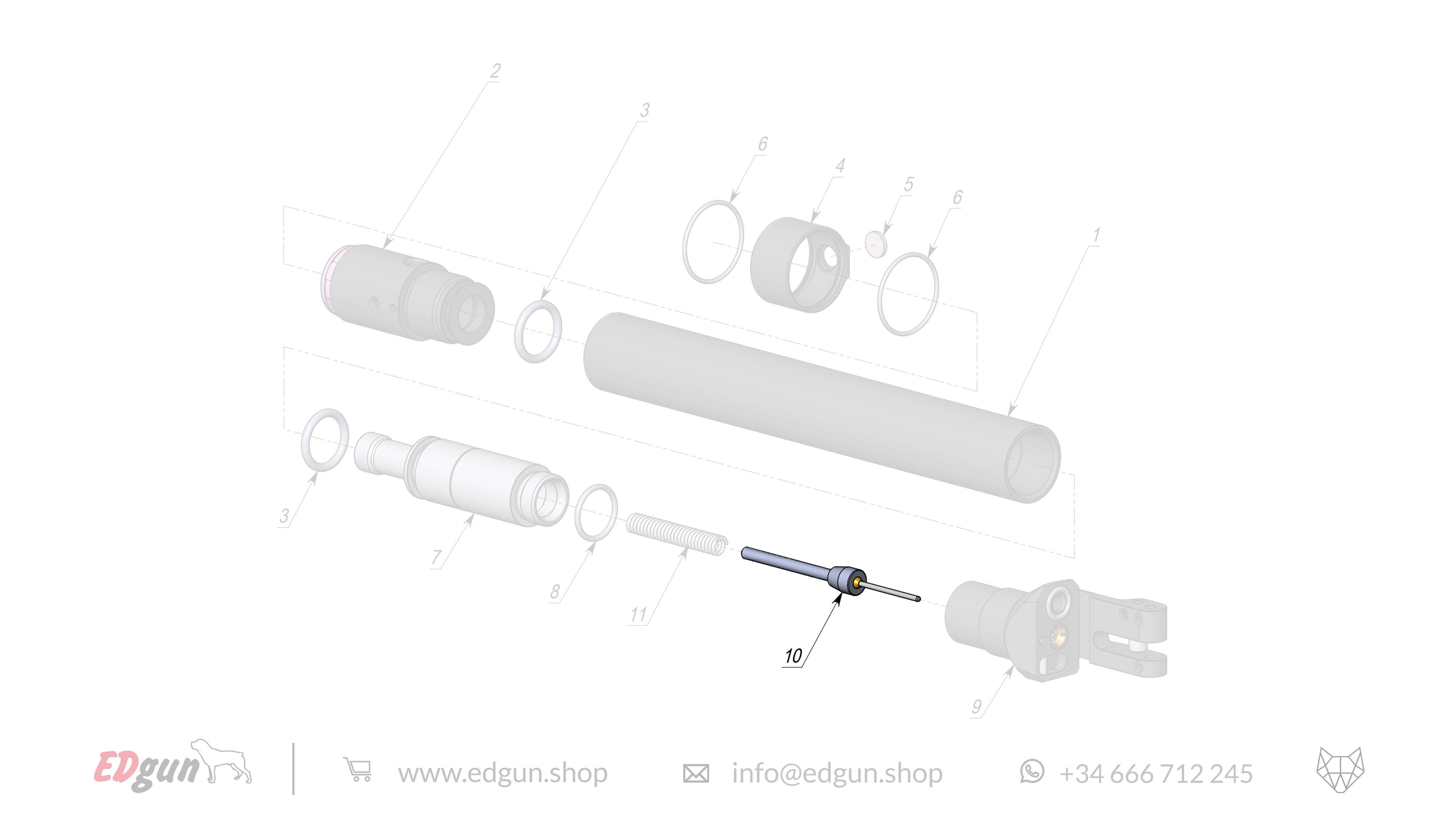 Leshiy Classic Steam Valve diagram