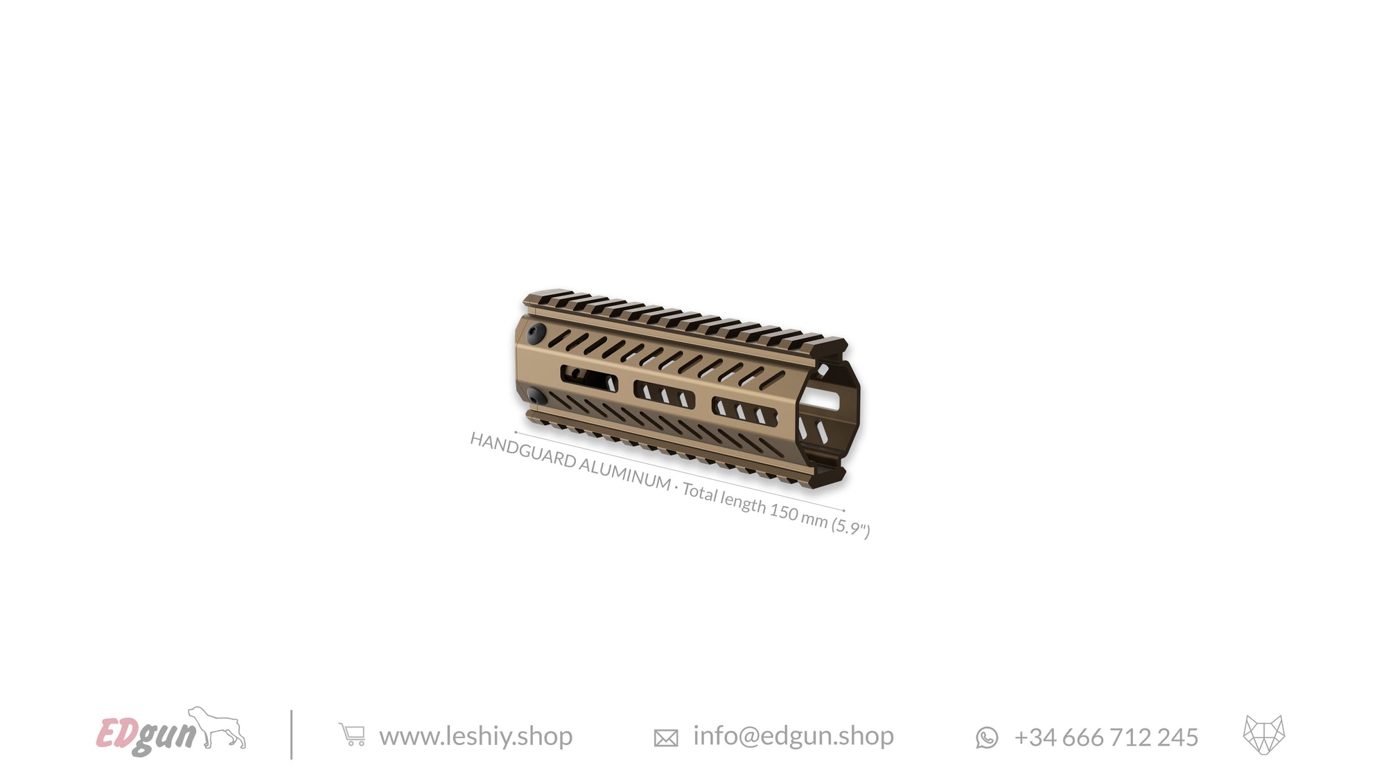 Aluminum Handguard beige