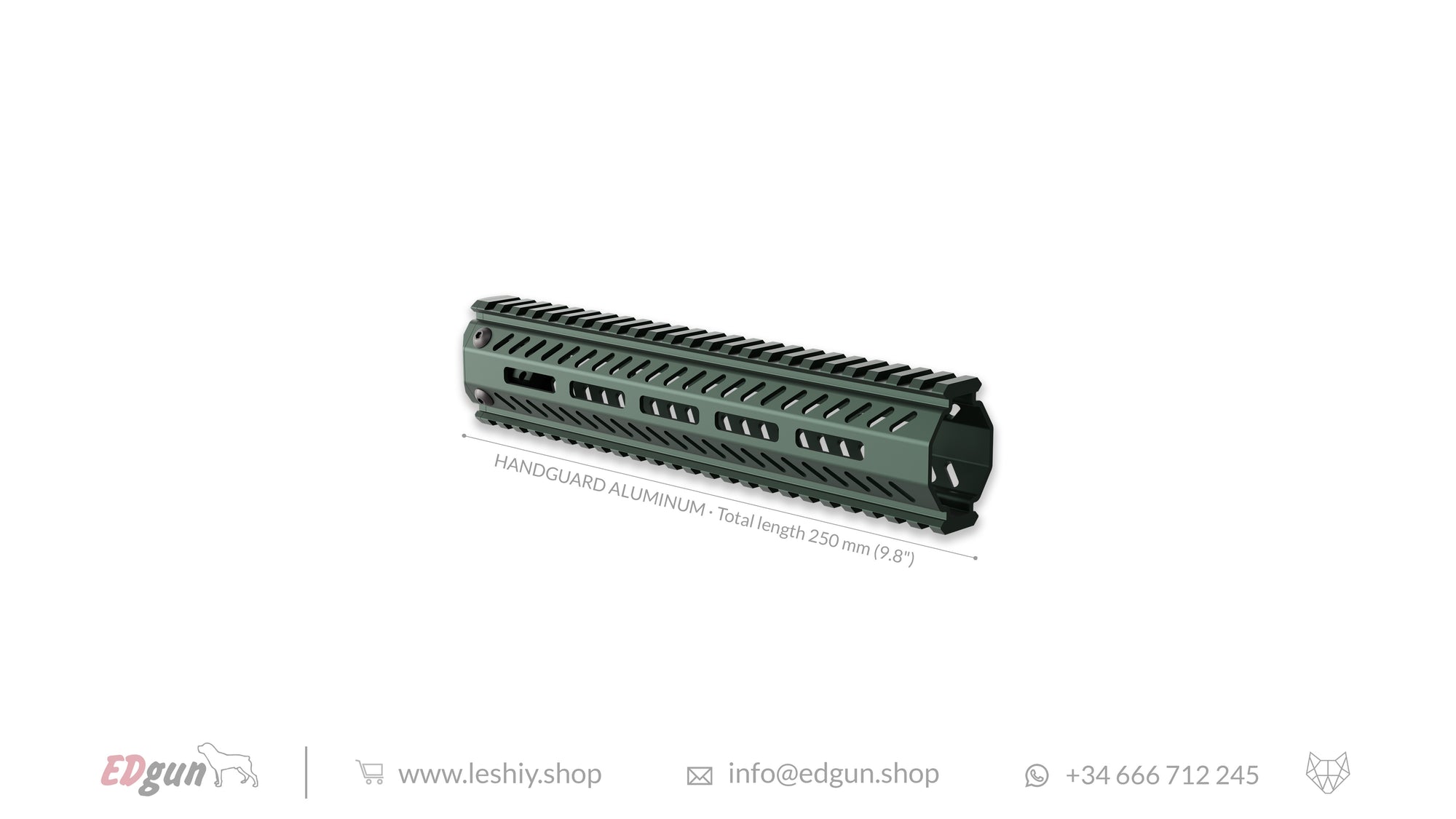 Aluminum Handguard green 