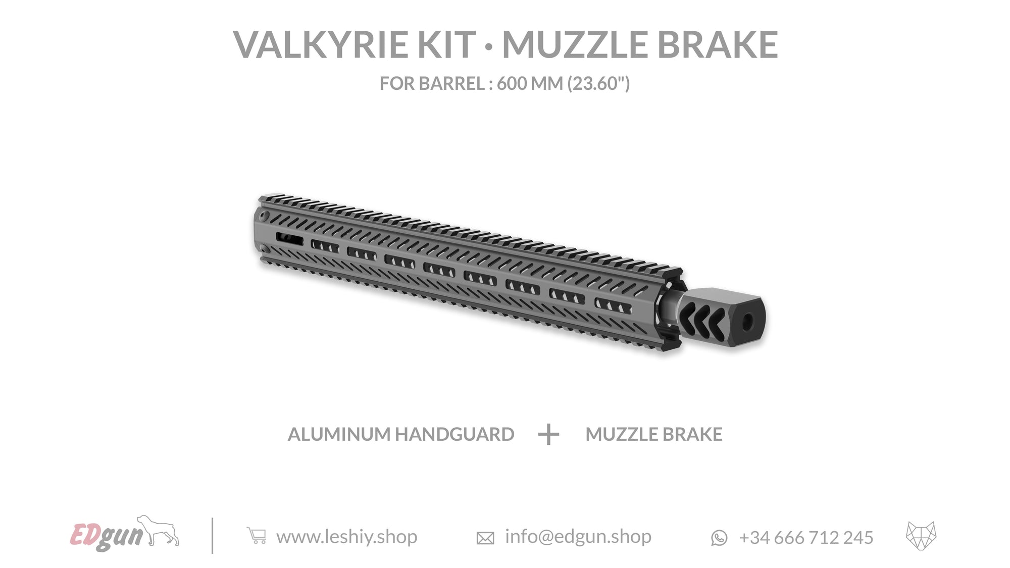 Muzzle brake 600mm