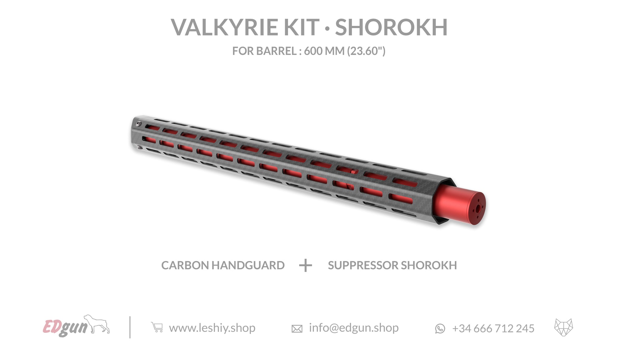 Valkyrie Kit Shorokh for barrel 600mm (23.60¨)