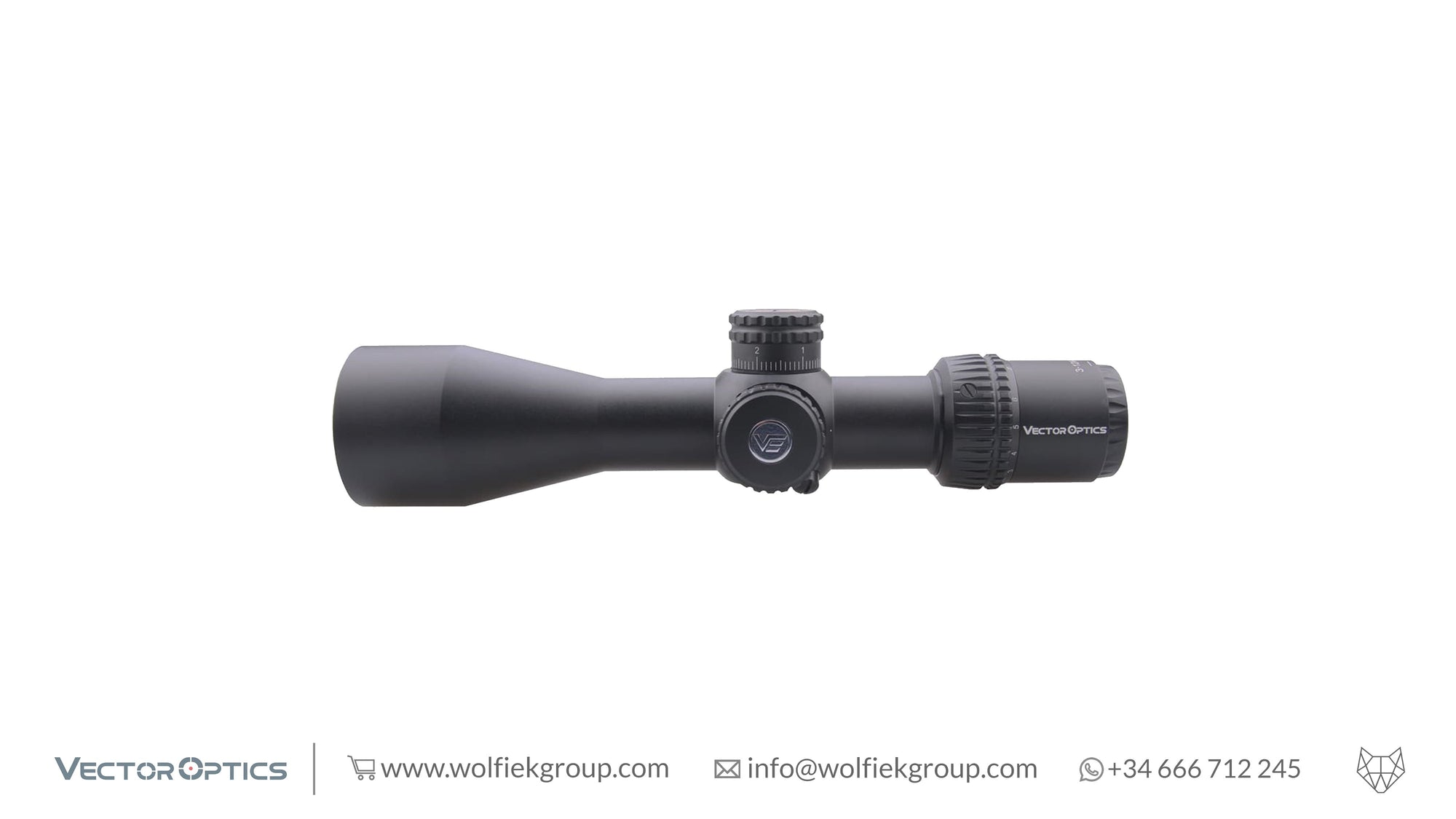 Vector optics Veyron scope side view 3-12x44