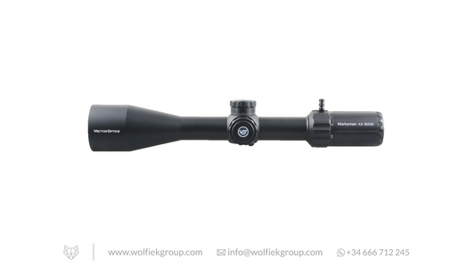 Vector optics scope Marksman 4.5-18x50 SFP lateral view